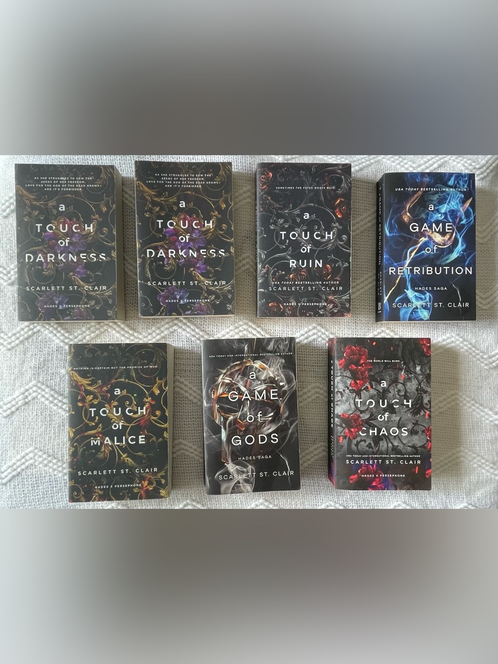 Scarlett St. Clair's A Touch of Darkness series (Paperback) (7 together $56)
